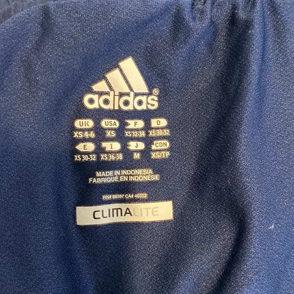 Adidas ClimaLite Running Shorts in Navy/Teal/Pink XS - Picture 4 of 4